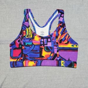 Moving Comfort Fit For Women sports bra size medium 90s pattern